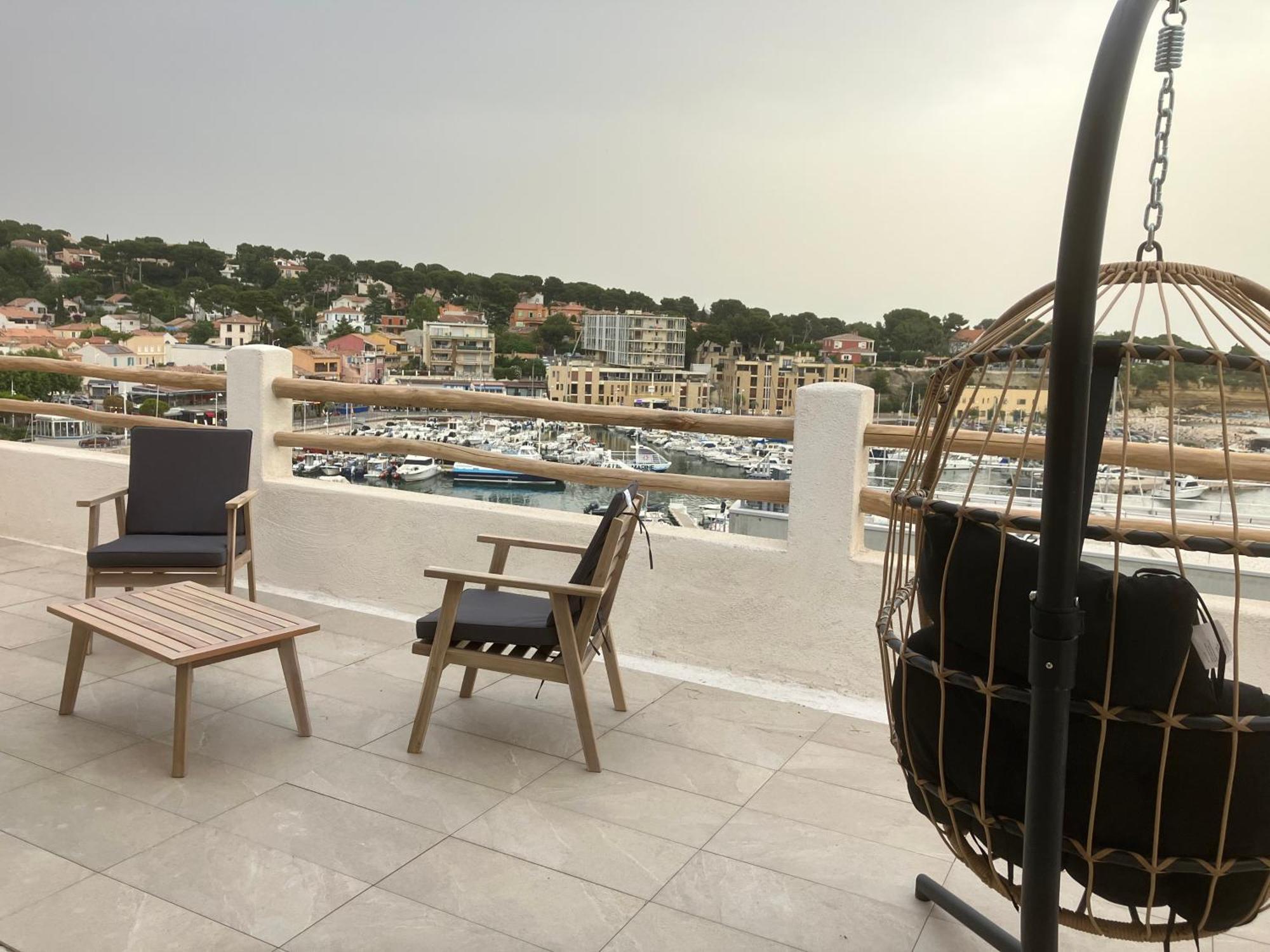 カリー・ル・ルエT2 Vue Sur Le Port Jacuzzi Terrasse Et Parkingアパートメント エクステリア 写真